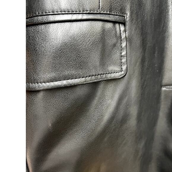 Urban Outfitters Jules Faux Leather Blazer – Black – Size XL - Picture 7 of 7